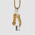 Two-tone steel Khanda and Kirpan pendants on chains - Purchase two or more and receive 25% off!!